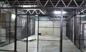 Truss System Mezzanine Floor c/w Metal Cages