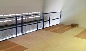 Custom Made Handrail c/w Wire Mesh Cover