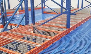 Racking Mezzanine Floor Top Cover With Steel Grating